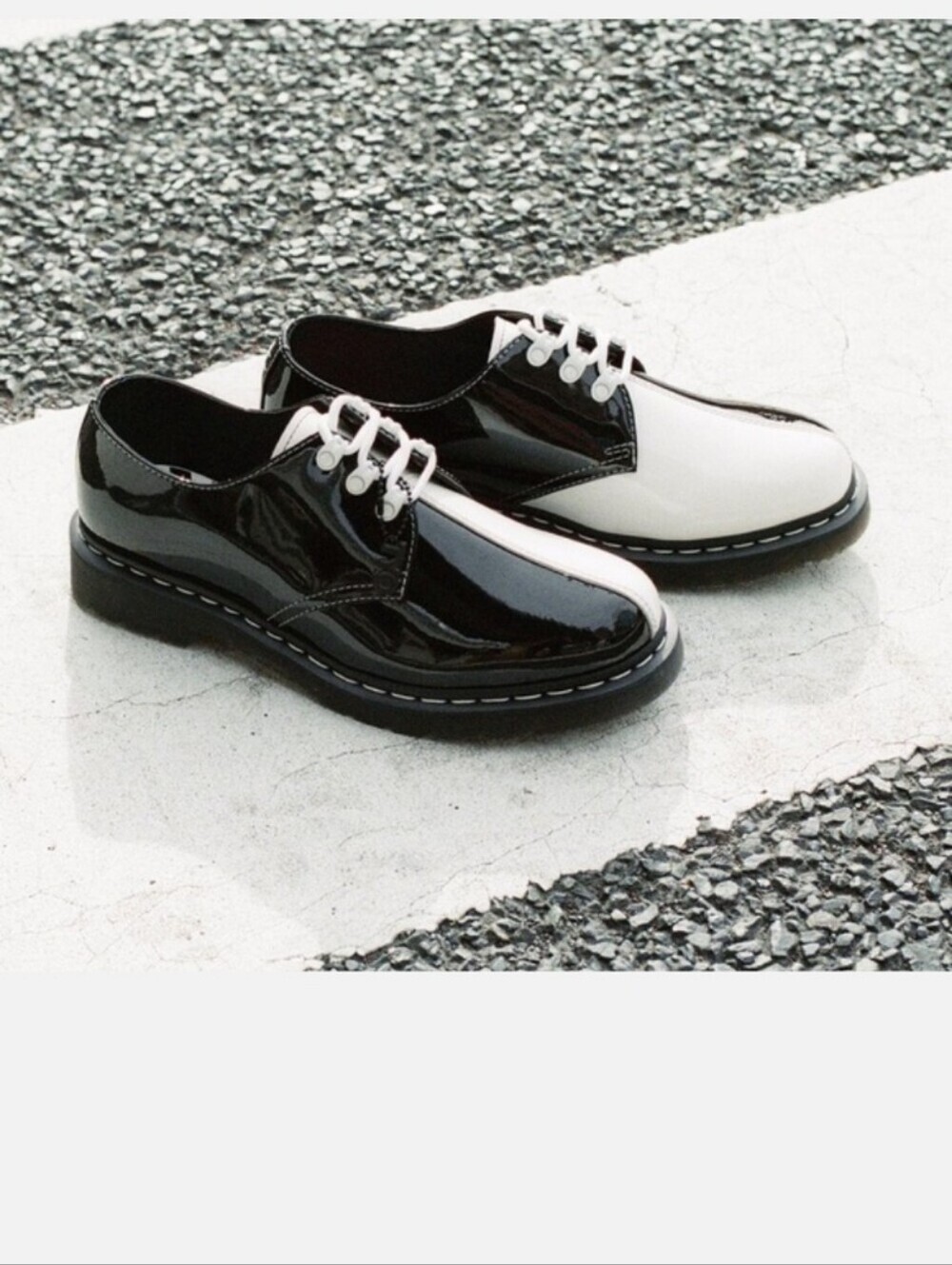 DR MARTENS 1461 TOKYO PATENT LEATHER OXFORD SHOES Size 8 NWOB